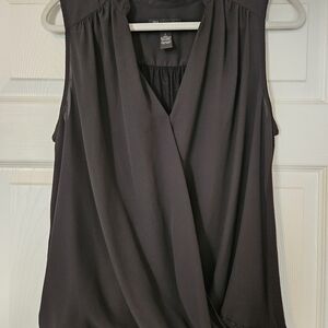 Elegant Black Sleeveless Top
